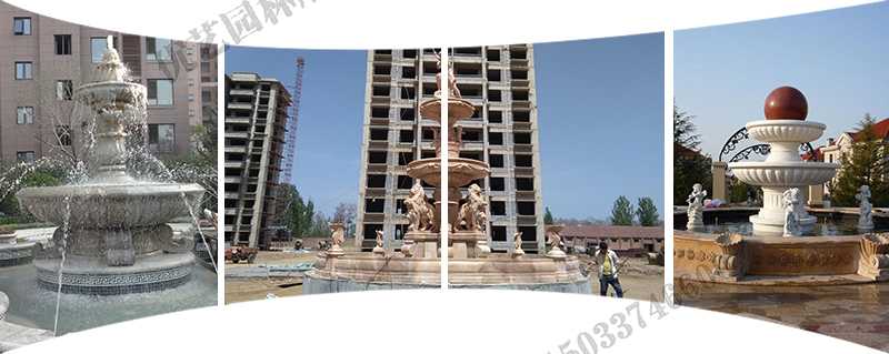 大理石景觀噴泉安裝，大型景觀噴泉廠家，景觀石雕噴泉廠家