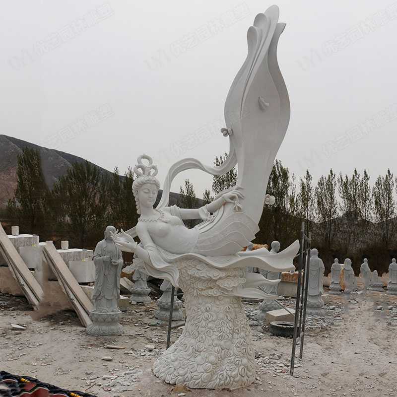 槐花仙子雕塑，槐花仙女雕塑