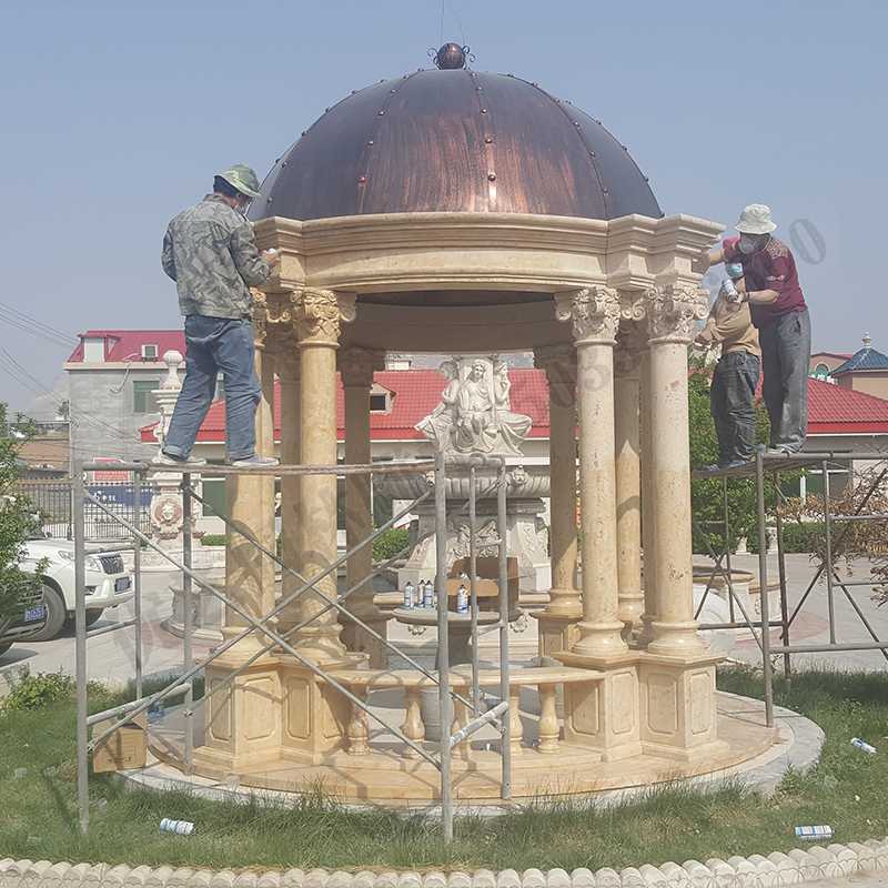 歐式景觀涼亭，歐式大理石涼亭，歐式柱子亭子