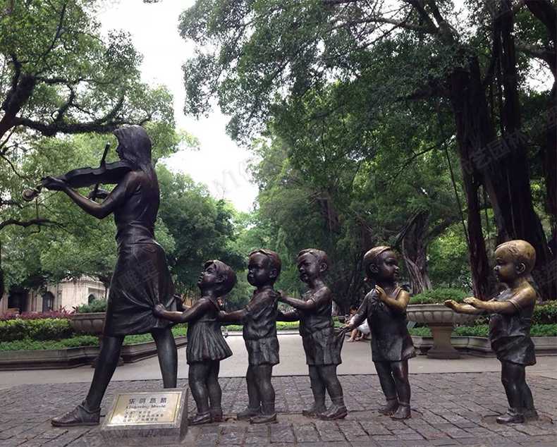 銅人物雕塑，銅小孩雕塑