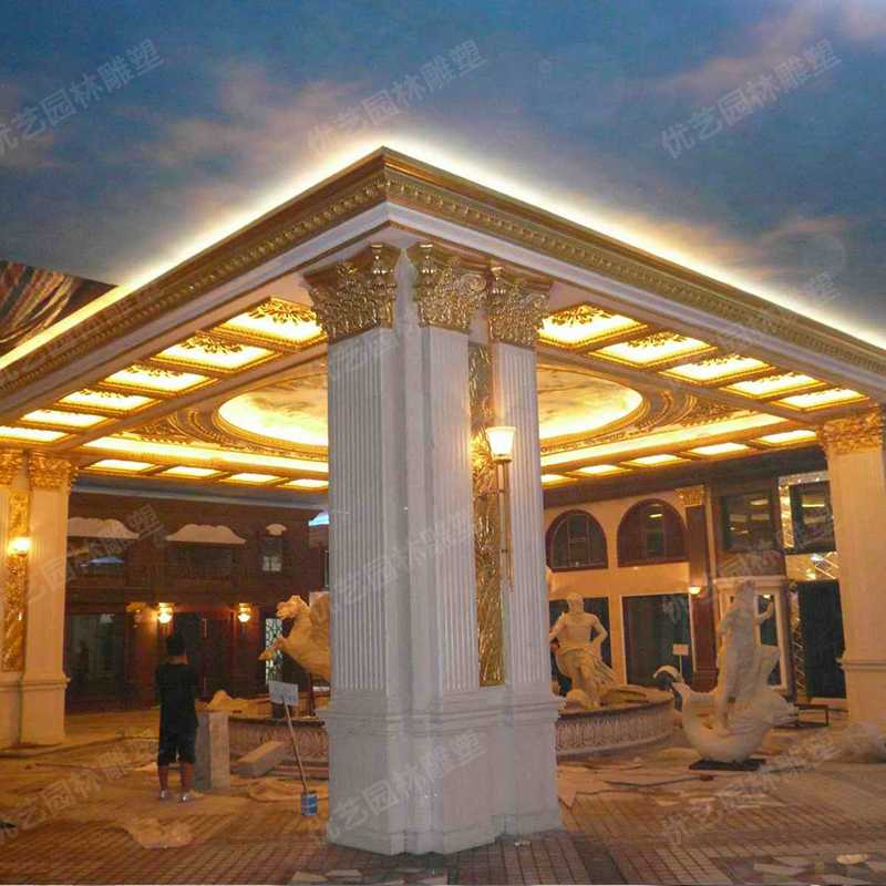 羅馬柱，室內(nèi)羅馬柱