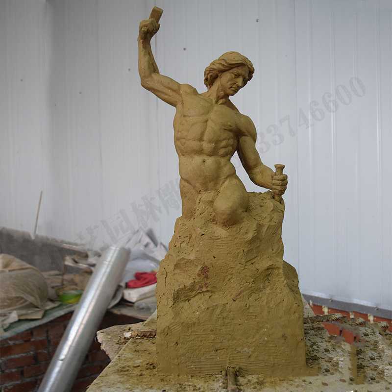 自我雕刻，雕刻自我，自我雕刻雕塑