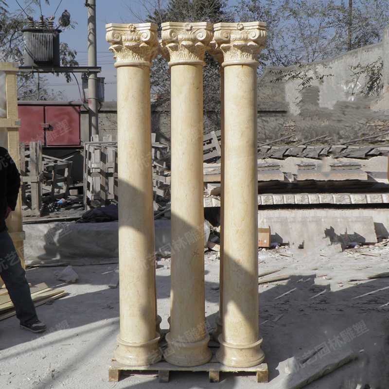 大理石羅馬柱，石材羅馬柱